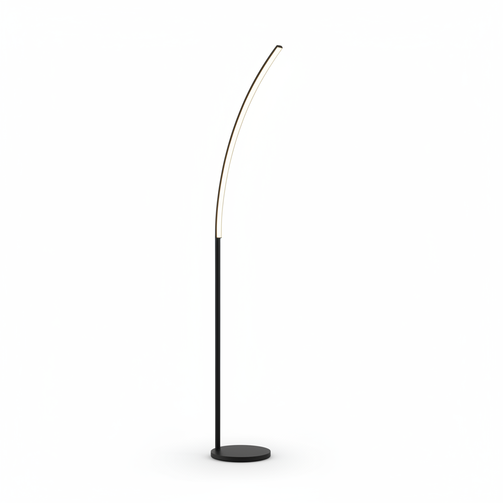 Minimalistische LED-Stehlampe